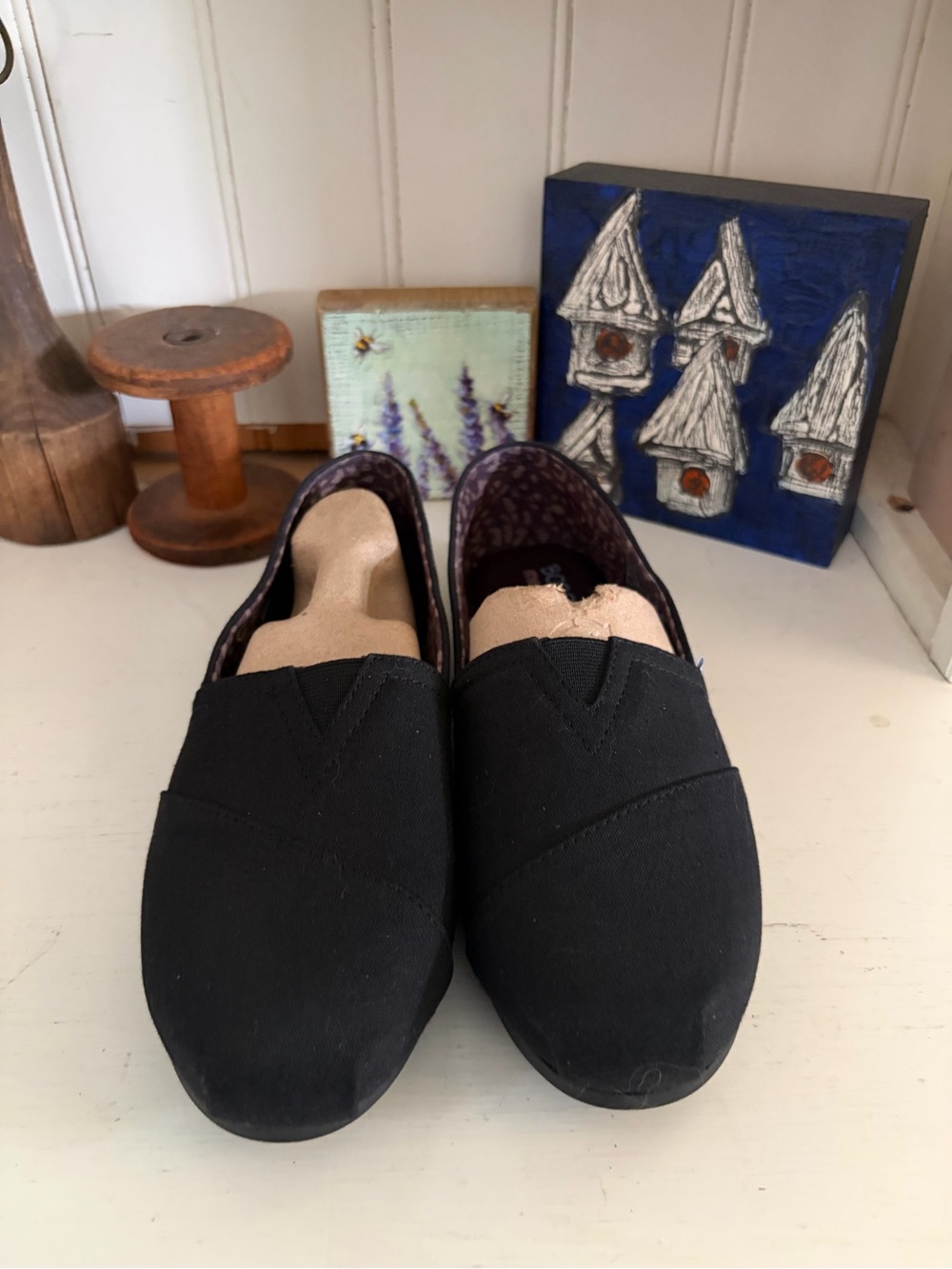 Bobs by Sketchers Casual Black Slip-On Women's Flats - Comfortable Everyday Shoe